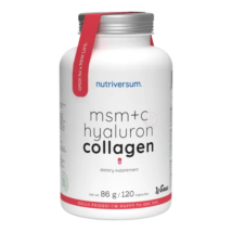 Nutriversum MSM+C Hyaluron Collagen (kollagén) - 120 kapszula 