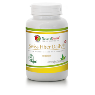 NaturalSwiss Fiber Daily kapszula 120 db 