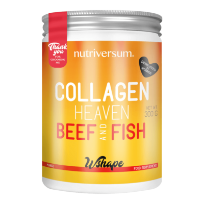 Nutriversum Collagen Heaven Beef&Fish  kollagén 300 g- Mangó ízben