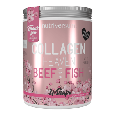 Nutriversum Collagen Heaven Beef&Fish  kollagén 300 g- Cseresznyevirág ízben