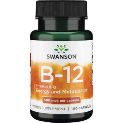 Swanson B12-vitamin 500 mcg/ 100 db