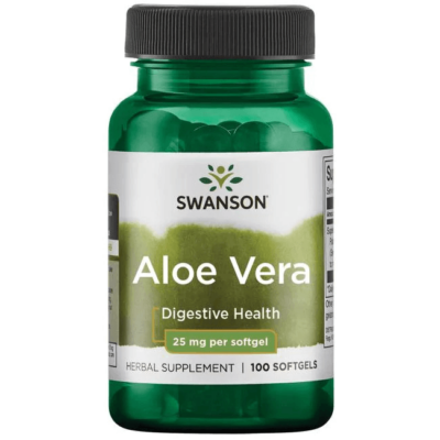 Swanson Aloe Vera 25 mg / 100 db lágyzselatin kapszula