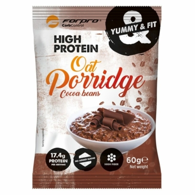 FORPRO Protein Oat Porridge with Cocoa Beans 20x60g
