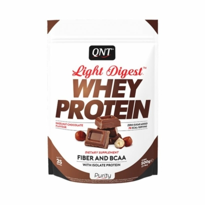 QNT Light Digest Whey Protein 500g Hazelnut Chocolate
