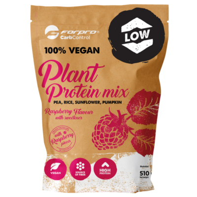 FORPRO 100% Vegan Plant Protein Mix 510g Raspberry