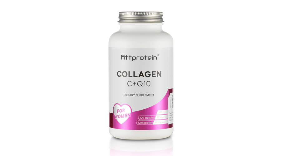 Fittprotein Collagen C+Q10 kapszula 120 db 