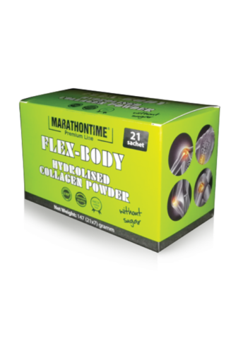 Marathontime Flex-Body - Ízületvédő kávékollagén, hialuronsavval, MSM-el és vitaminokkal 21 db