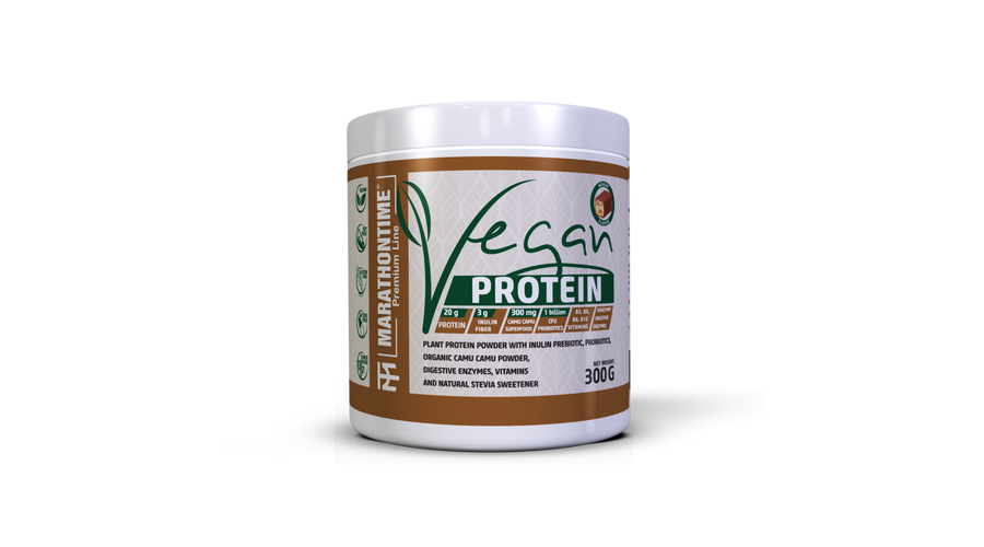 Marathontime Prémium Vegán Protein - Sós- Karamell  300 g