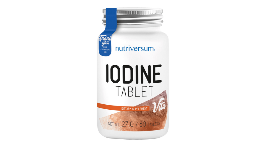 Nutriversum Iodine jód tabletta  60 db 