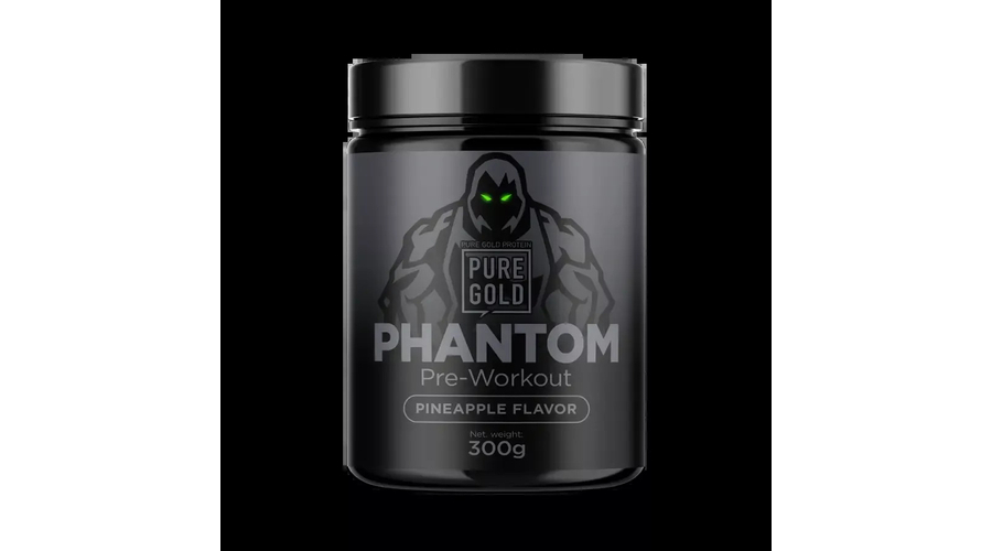 PureGold Phantom edzés előtti ízesített italpor  Pineapple/Ananász  Ízben  300 g 