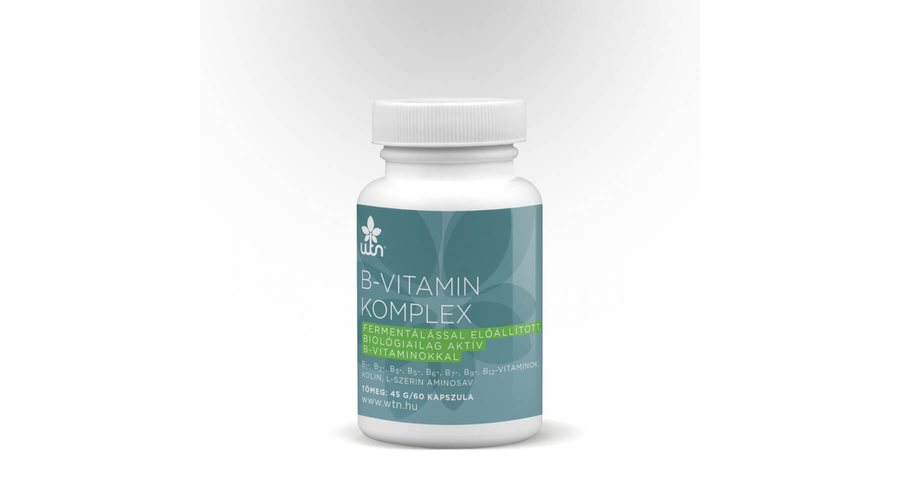 WTN B-vitamin komplex - ÚJ összetétel, nagyobb hasznosulás! 60 db