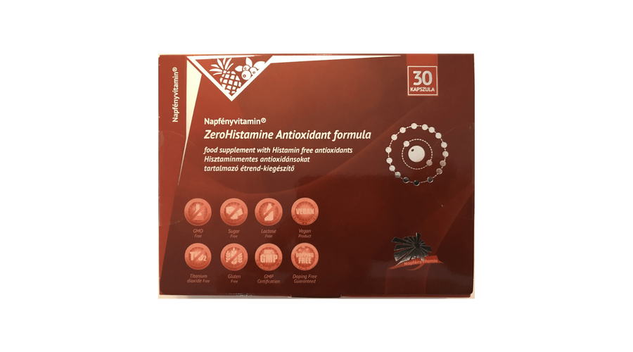 Napfényvitamin  ZeroHistamine Antioxidáns formula kapszula 30 db