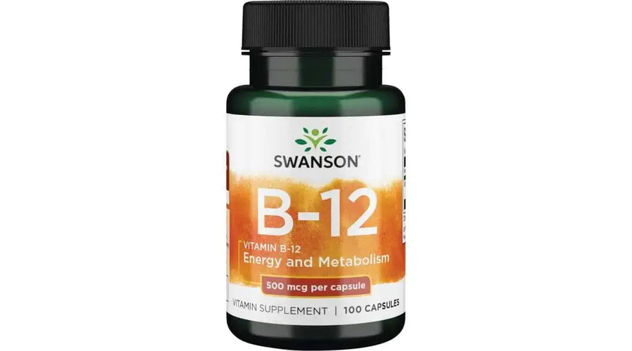 Swanson B12-vitamin 500 mcg/ 100 db