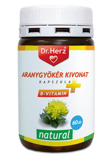 DR Herz Aranygyökér + B vitamin kapszula 60db