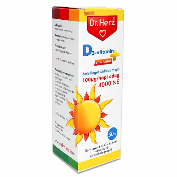 DR Herz D-Vitamin csepp 50 ml
