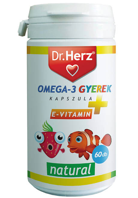 DR Herz Omega-3 Gyerek lágyzselatin kapszula 60 db