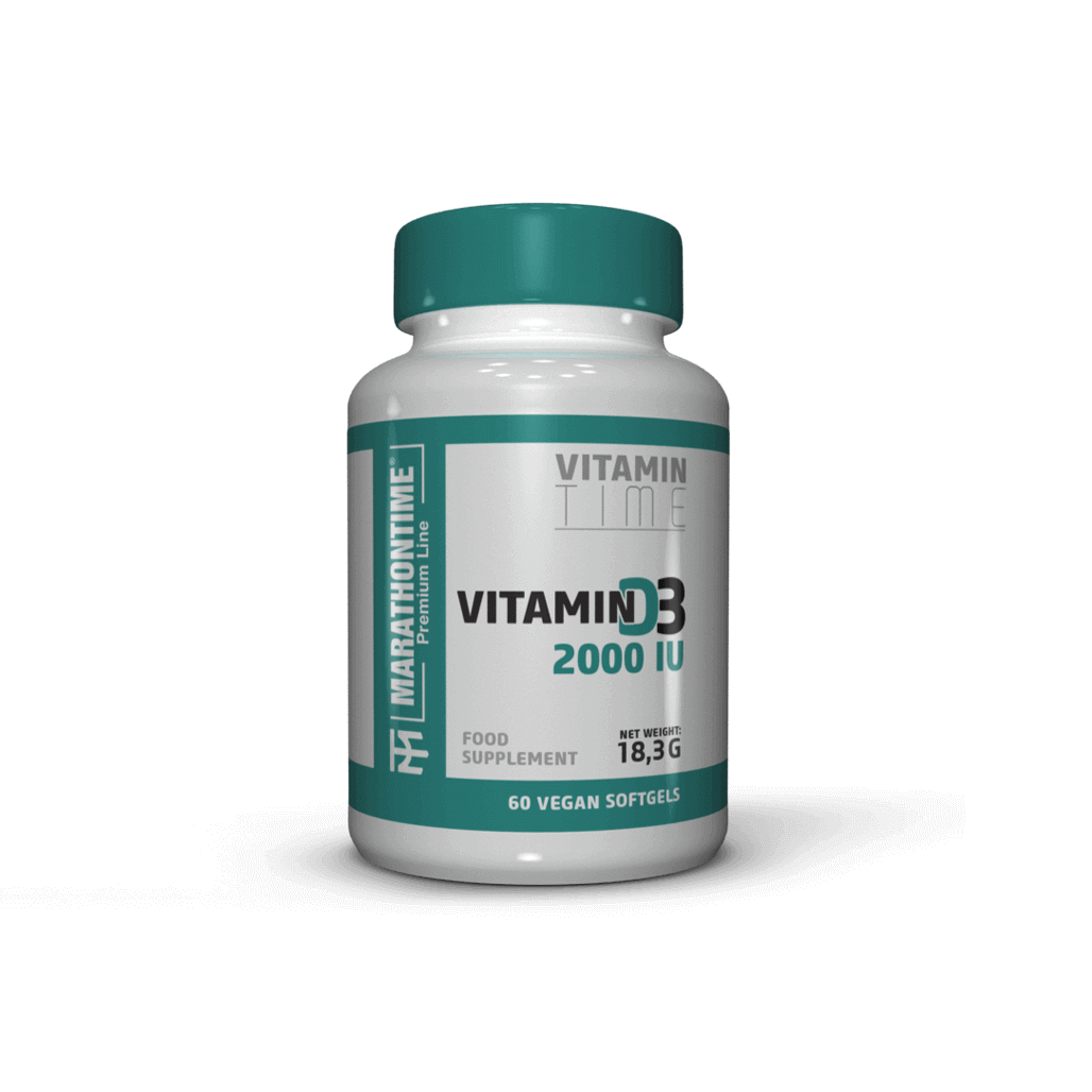 Marathontime D-vitamin 2000NE Vegán  (60db)