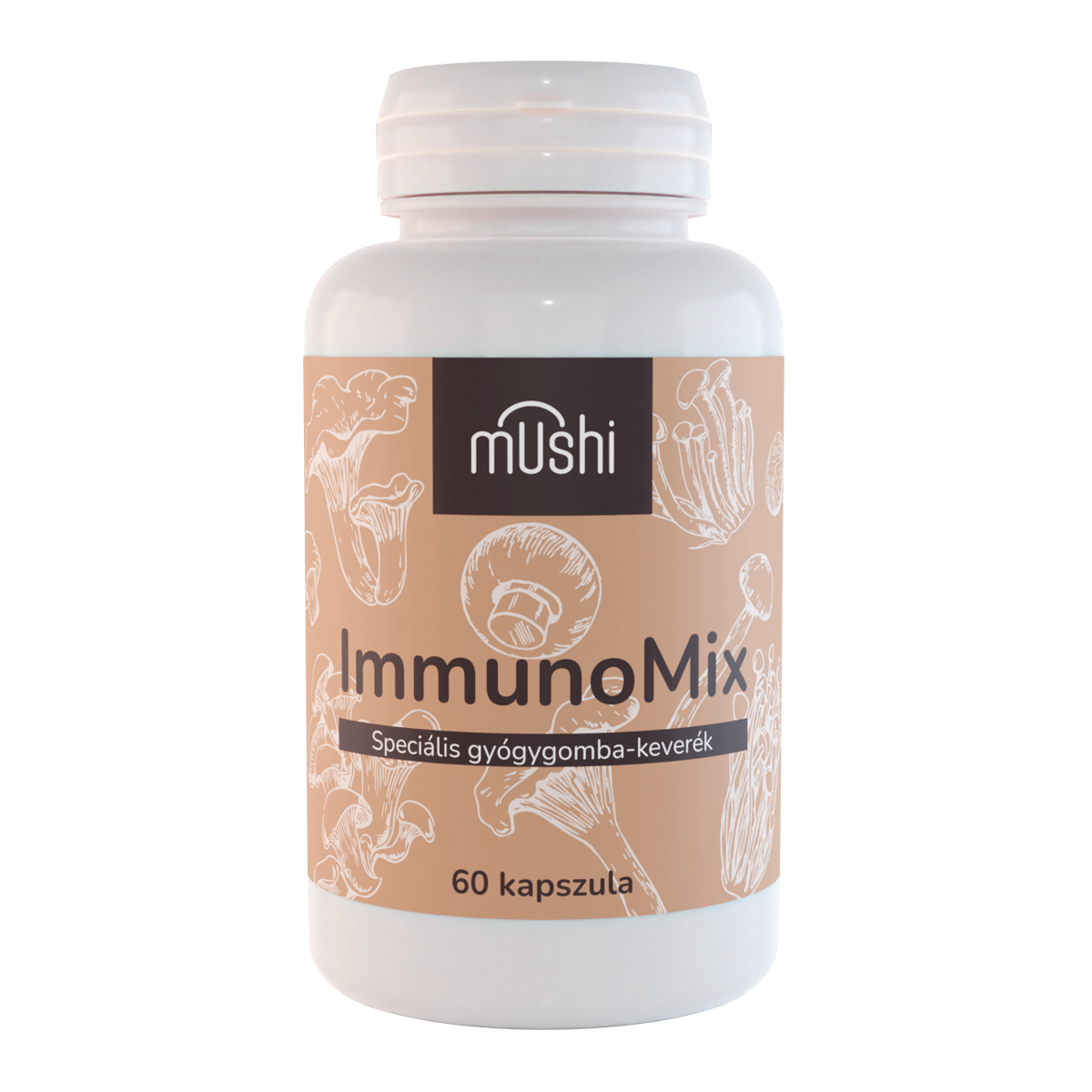 Mushi ImmunoMix gyógygomba keverék kapszula 60 db 