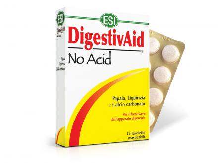 Natur Tanya ESI No Acid-Stop a savaknak!- Lúgosító-savlekötő szopogatós tabletta, gyomorégésre, puffadásra 12 db