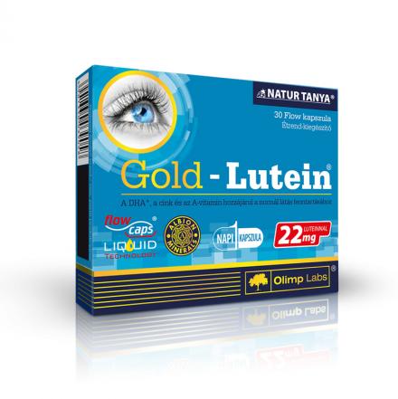 Natur Tanya Gold-Lutein - Világszabadalommal védett szemvitamin 30 db