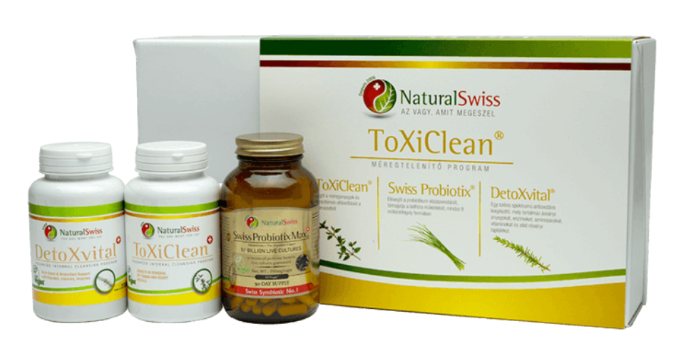 NaturalSwiss ToXiClean Program 3 db 