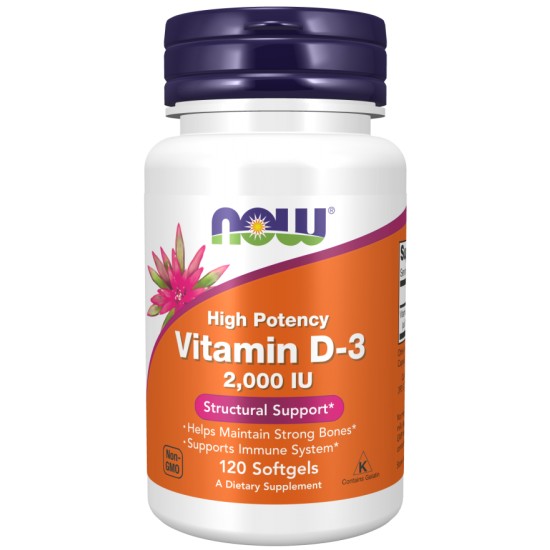 Now D3 Vitamin 2000 IU lágyzselatin  kapszula  120 db 