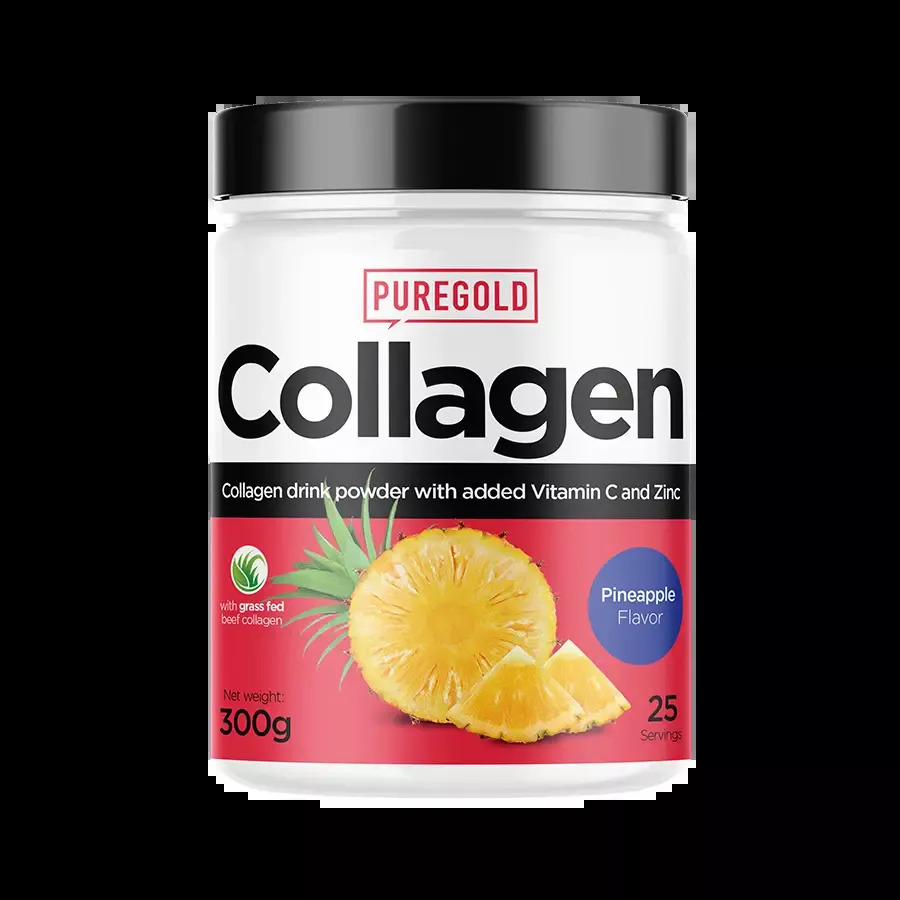 PureGold Collagen Marha kollagén italpor - 300 g - Ananászos