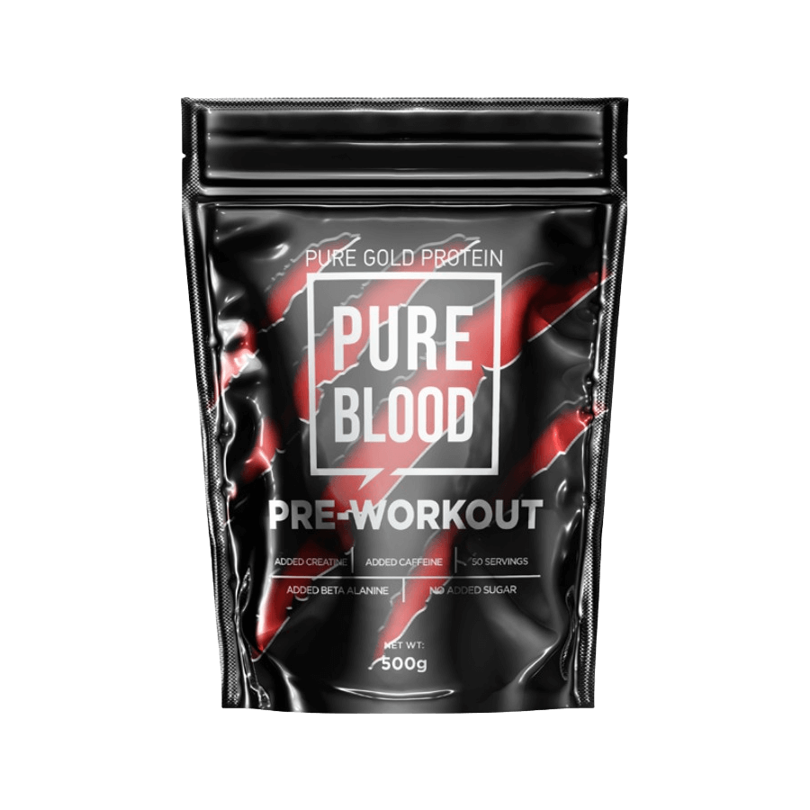 PureGold Pure Blood edzés előtti energizáló  - Tutti Frutti Ízben - 500 g