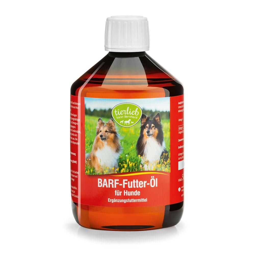 Tierlieb BARF hidegen sajtolt olaj kutyáknak 500 ml 