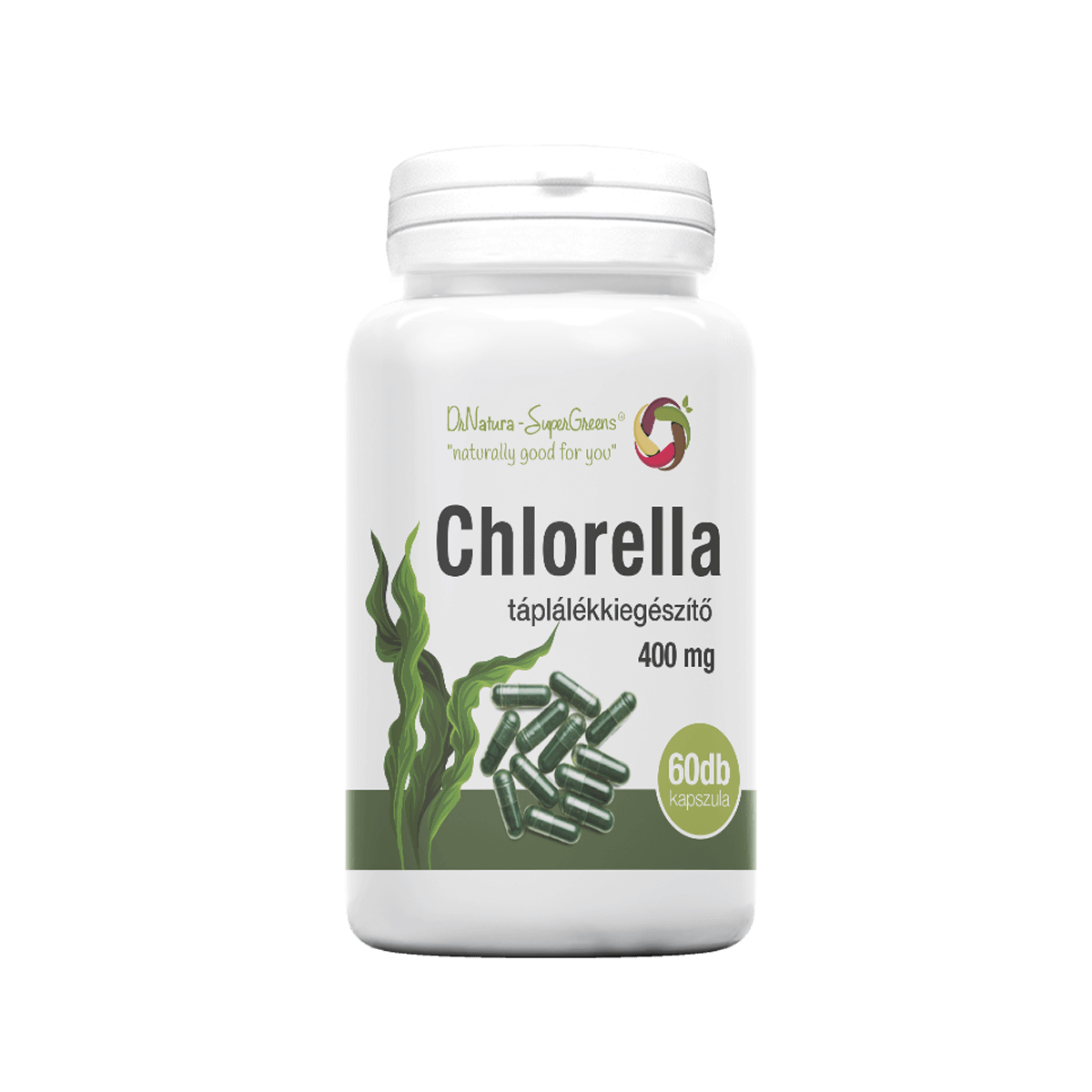 SuperGreens Chlorella alga kapszula 60 db