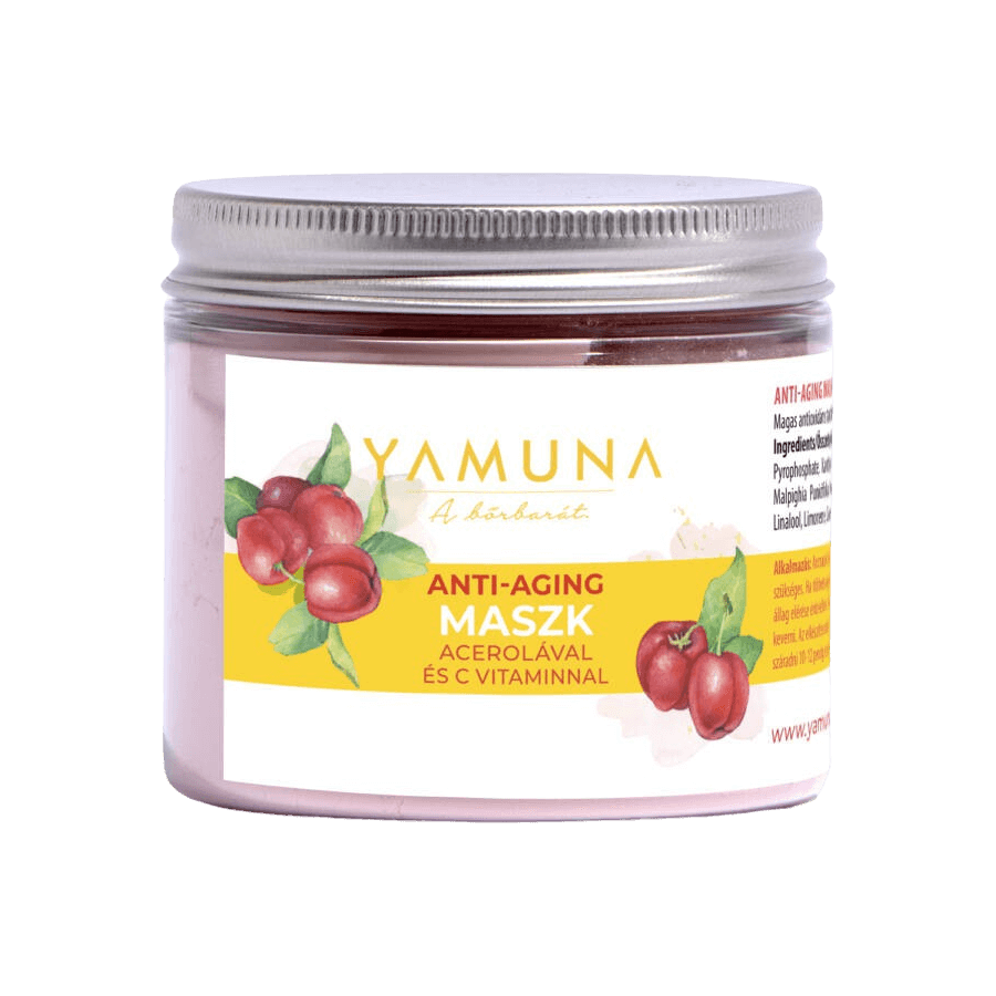 Yamuna Anti-aging maszk acerolával és C-vitaminnal 80 g