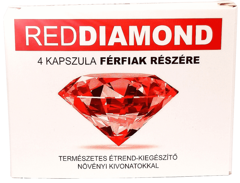 Red Diamond potencianövelő kapszula 4 db 