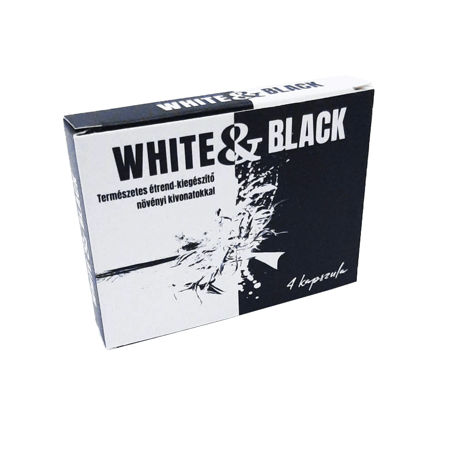 White & Black potencianövelő kapszula 4 db 
