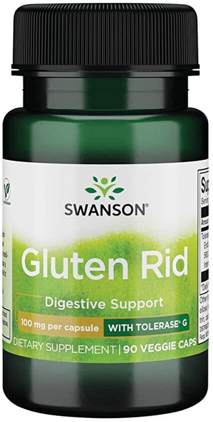 Swanson Gluten Rid (Tolerase G, glutén-bontó enzim) 90 db