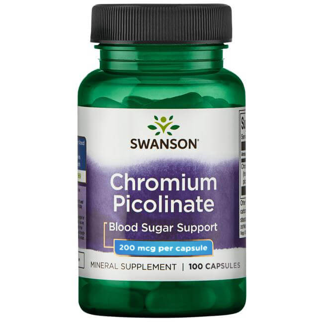 Swanson Króm pikolinát (Chromium Picolinate) 100 db