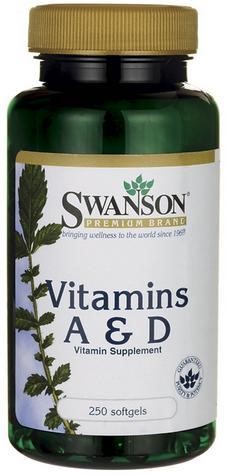 Swanson A és D vitamin kapszula 250 db 