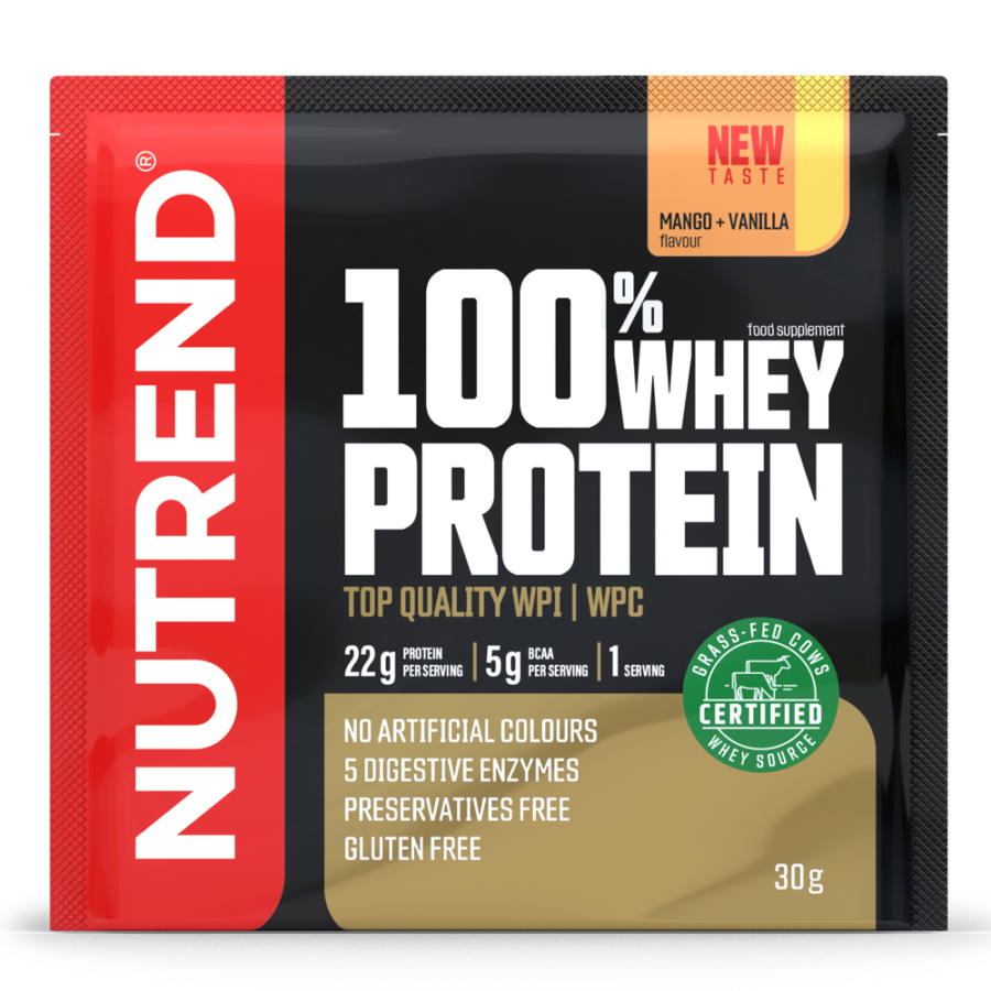 NUTREND 100% Whey Protein 10x30g Mango+Vanilla