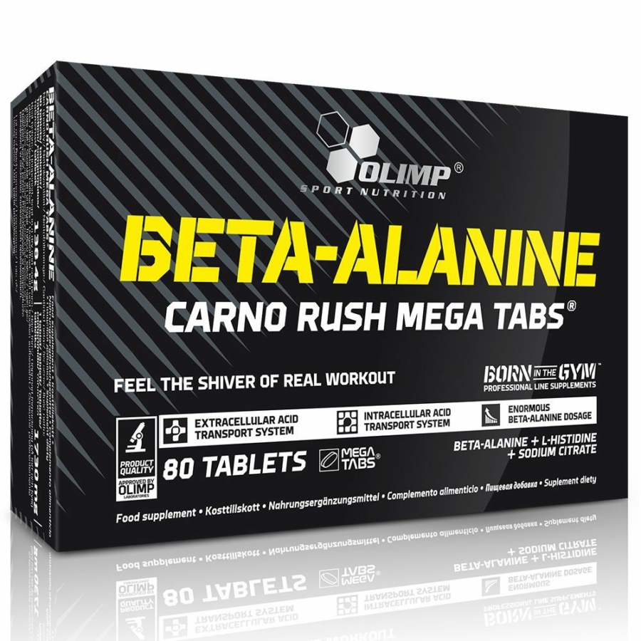 OLIMP SPORT Beta-Alanine Carno Rush Mega kapszula 80