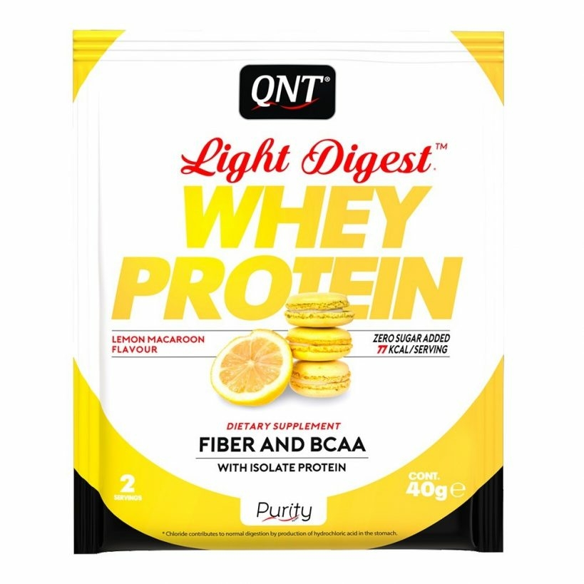 QNT Light Digest Whey Protein 40g Lemon Macaroon