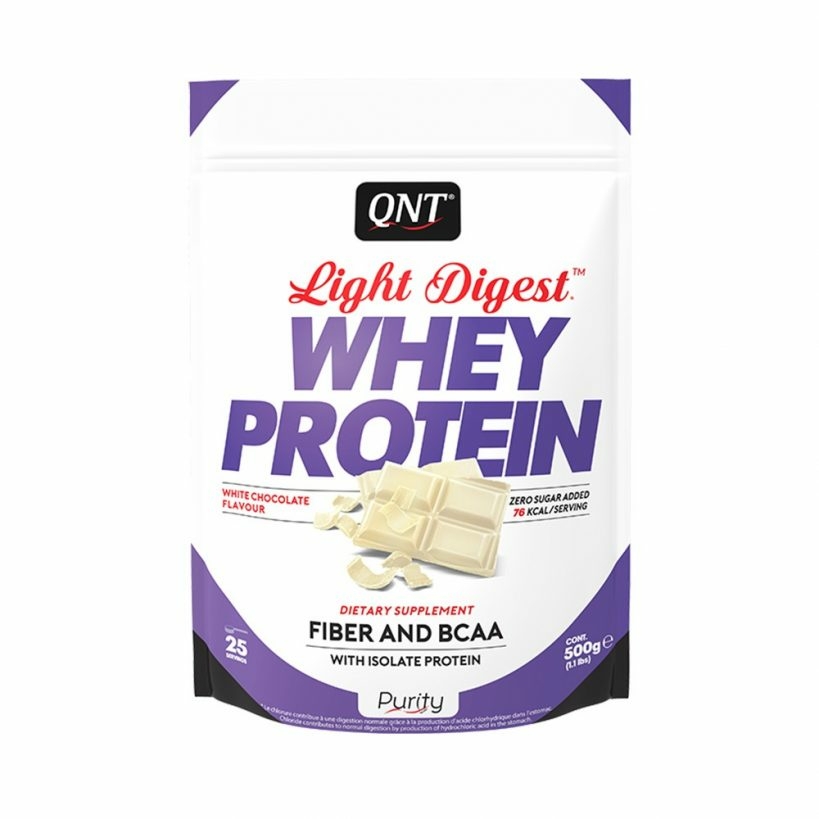 QNT Light Digest Whey Protein 500g White Chocolate