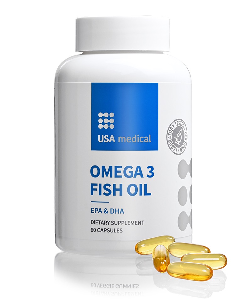 Omega 3 halolaj kapszula OMEGA-3 FISH OIL - 60 db